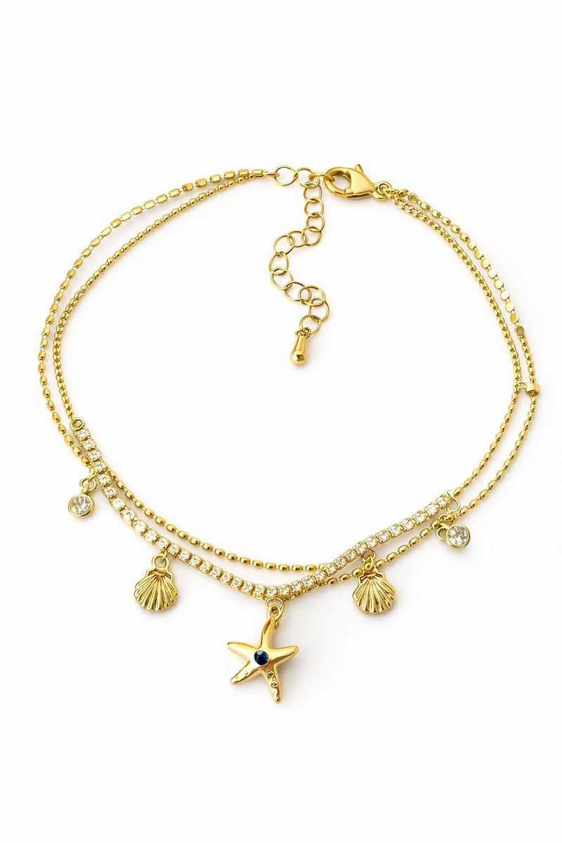 Çelik 2li Deniz Charm Halhal